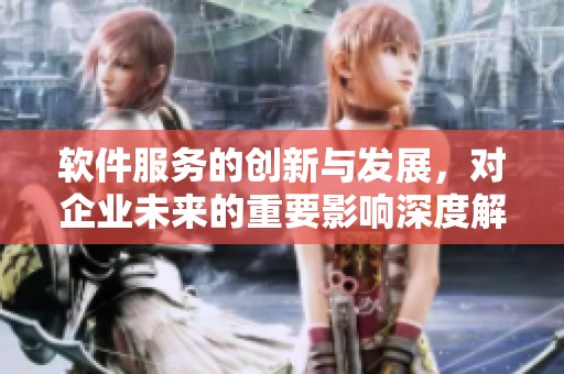 软件服务的创新与发展，对企业未来的重要影响深度解析
