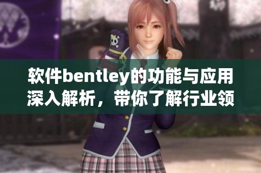 软件bentley的功能与应用深入解析，带你了解行业领先的设计工具