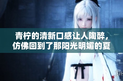 青柠的清新口感让人陶醉，仿佛回到了那阳光明媚的夏天