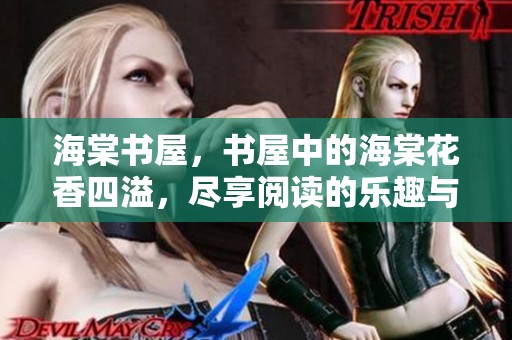 海棠书屋，书屋中的海棠花香四溢，尽享阅读的乐趣与宁静