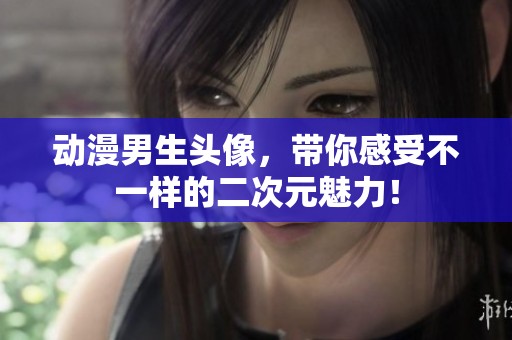 动漫男生头像，带你感受不一样的二次元魅力！
