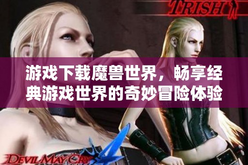 游戏下载魔兽世界，畅享经典游戏世界的奇妙冒险体验