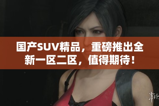 国产SUV精品，重磅推出全新一区二区，值得期待！