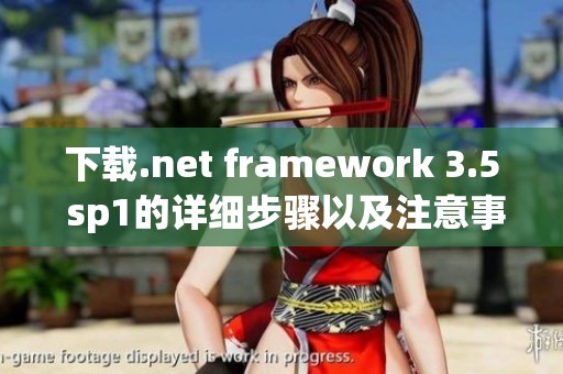 下载.net framework 3.5 sp1的详细步骤以及注意事项介绍