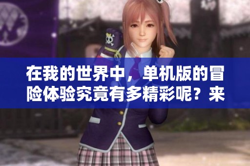 在我的世界中，单机版的冒险体验究竟有多精彩呢？来一起探索吧！