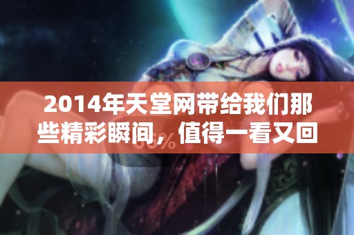 2014年天堂网带给我们那些精彩瞬间，值得一看又回味的精彩内容呈现