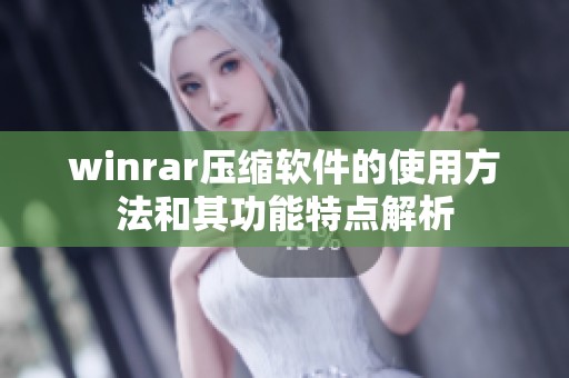 winrar压缩软件的使用方法和其功能特点解析