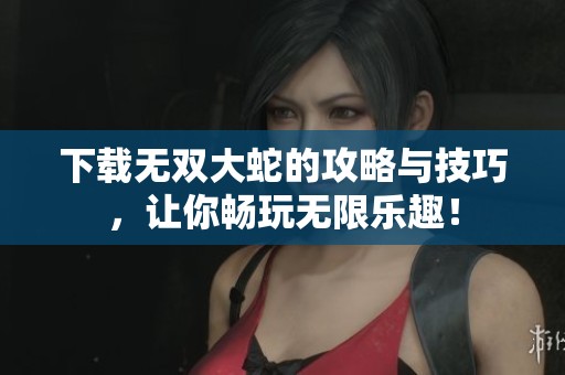 下载无双大蛇的攻略与技巧，让你畅玩无限乐趣！