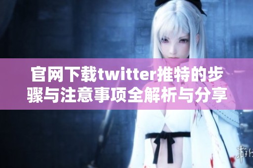 官网下载twitter推特的步骤与注意事项全解析与分享