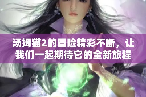 汤姆猫2的冒险精彩不断，让我们一起期待它的全新旅程与欢乐时光