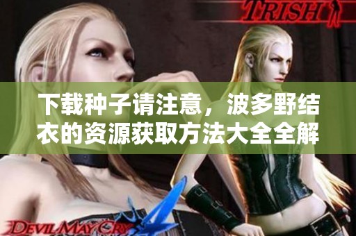 下载种子请注意，波多野结衣的资源获取方法大全全解析