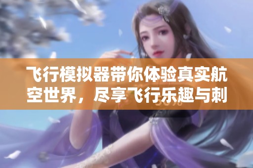 飞行模拟器带你体验真实航空世界，尽享飞行乐趣与刺激挑战