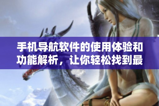 手机导航软件的使用体验和功能解析，让你轻松找到最优路线