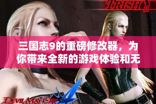 三国志9的重磅修改器，为你带来全新的游戏体验和无限可能性