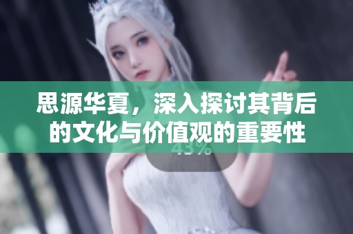 思源华夏，深入探讨其背后的文化与价值观的重要性