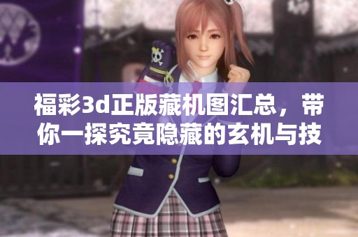 ****正版藏机图汇总，带你一探究竟隐藏的玄机与技巧