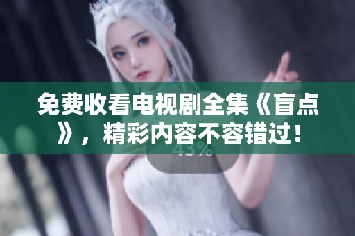 免费收看电视剧全集《盲点》，精彩内容不容错过！