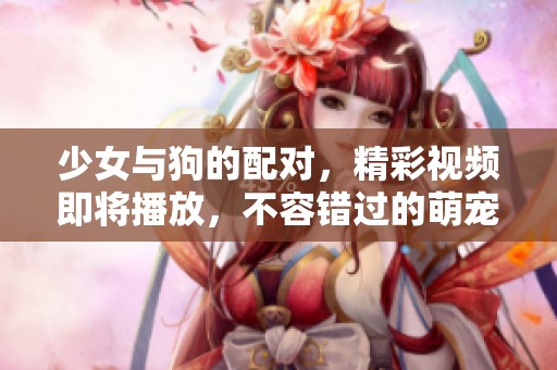 少女与狗的配对，精彩视频即将播放，不容错过的萌宠时刻