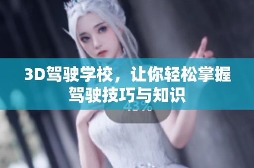 3D驾驶学校，让你轻松掌握驾驶技巧与知识