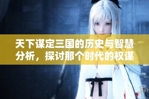天下谋定三国的历史与智慧分析，探讨那个时代的权谋和策略