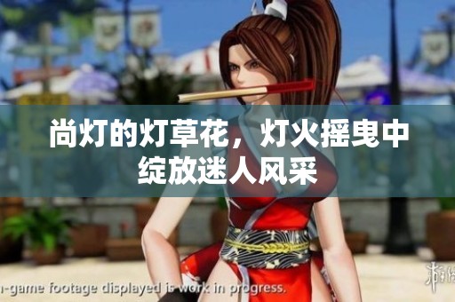 尚灯的灯草花，灯火摇曳中绽放迷人风采