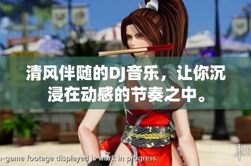 清风伴随的DJ音乐，让你沉浸在动感的节奏之中。