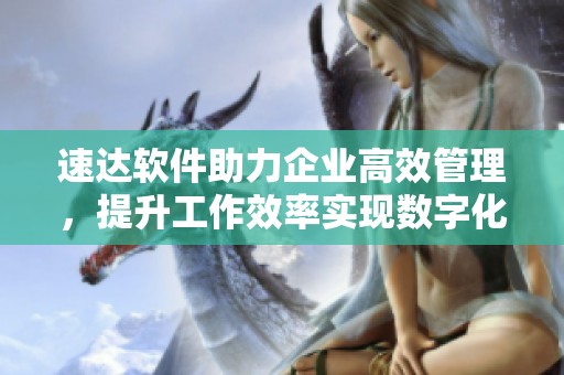 速达软件助力企业高效管理，提升工作效率实现数字化转型