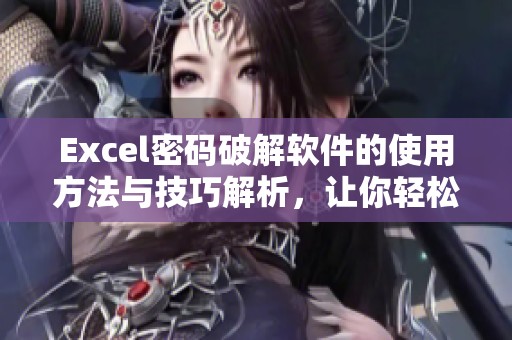 Excel密码破解软件的使用方法与技巧解析，让你轻松解决Excel文件的密码问题