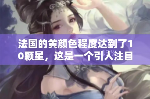 法国的黄颜色程度达到了10颗星，这是一个引人注目的现象。