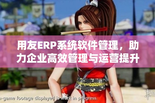 用友ERP系统软件管理，助力企业高效管理与运营提升。