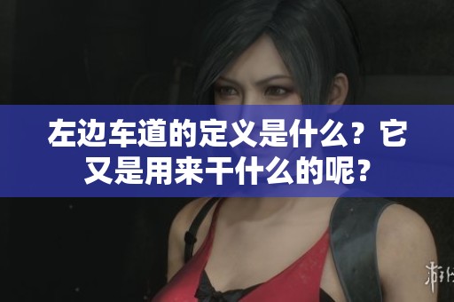 左边车道的定义是什么？它又是用来干什么的呢？