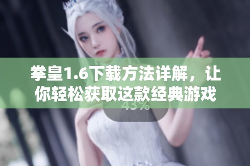 拳皇1.6下载方法详解，让你轻松获取这款经典游戏