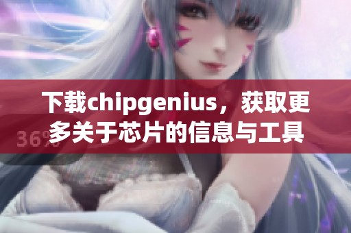 下载chipgenius，获取更多关于芯片的信息与工具