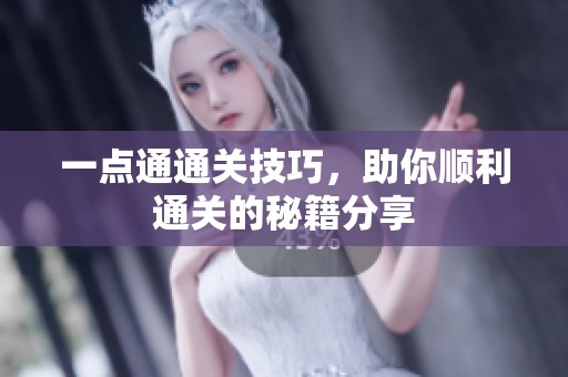 一点通通关技巧，助你顺利通关的秘籍分享