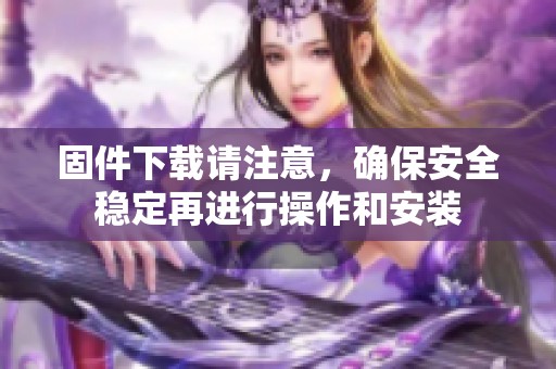 固件下载请注意，确保安全稳定再进行操作和安装