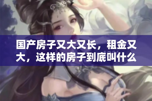 国产房子又大又长，租金又大，这样的房子到底叫什么呢