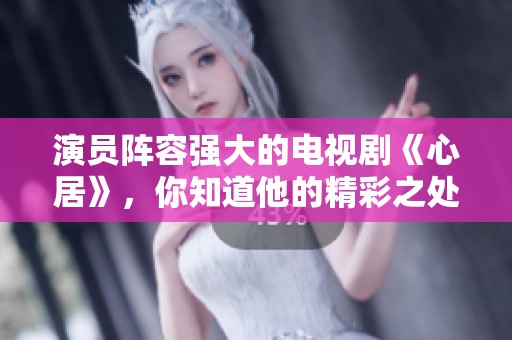演员阵容强大的电视剧《心居》，你知道他的精彩之处吗