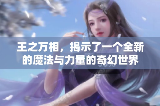 王之万相，揭示了一个全新的魔法与力量的奇幻世界