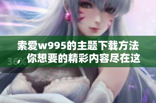 索爱w995的主题下载方法，你想要的精彩内容尽在这里！