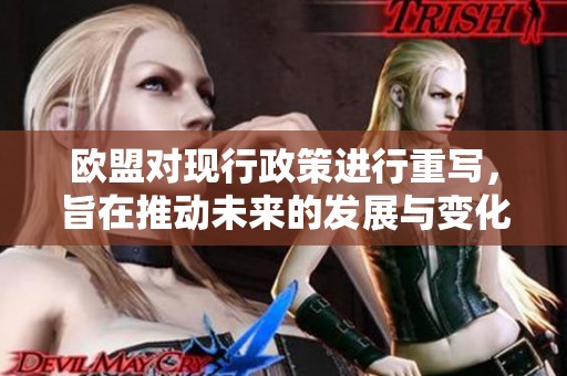 欧盟对现行政策进行重写，旨在推动未来的发展与变化