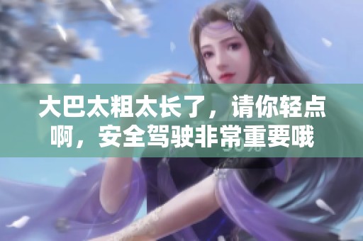 大巴太粗太长了，请你轻点啊，安全驾驶非常重要哦