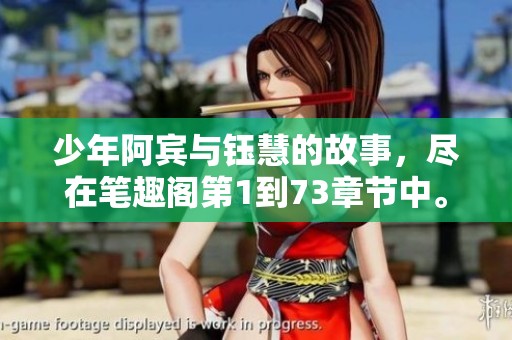 少年阿宾与钰慧的故事，尽在笔趣阁第1到73章节中。