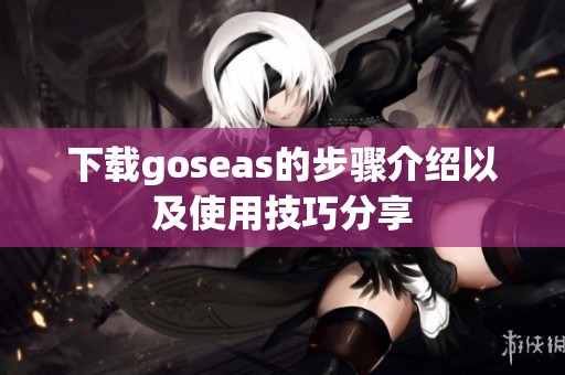 下载goseas的步骤介绍以及使用技巧分享