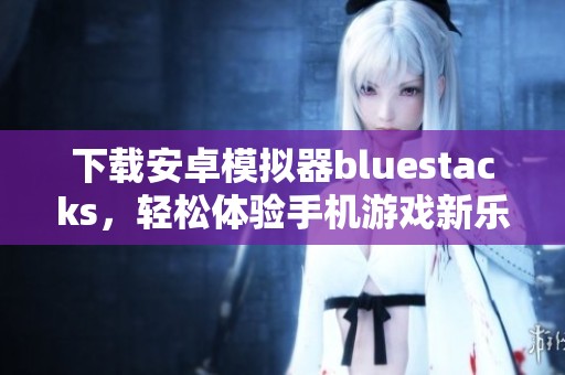 下载安卓模拟器bluestacks，轻松体验手机游戏新乐趣