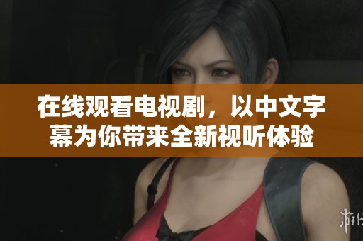 在线观看电视剧，以中文字幕为你带来全新视听体验