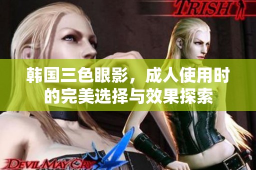 韩国三色眼影，**使用时的完美选择与效果探索