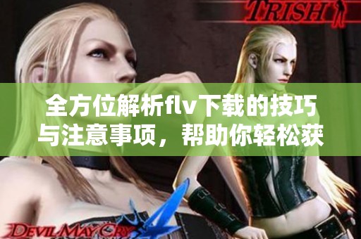 全方位解析flv下载的技巧与注意事项，帮助你轻松获取视频文件
