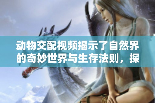 动物交配视频揭示了自然界的奇妙世界与生存法则，探索其中的神秘与美丽。