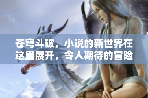 苍穹斗破，小说的新世界在这里展开，令人期待的冒险即将开启