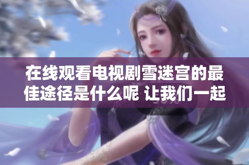 在线观看电视剧雪迷宫的最佳途径是什么呢 让我们一起走进这个神秘的故事吧